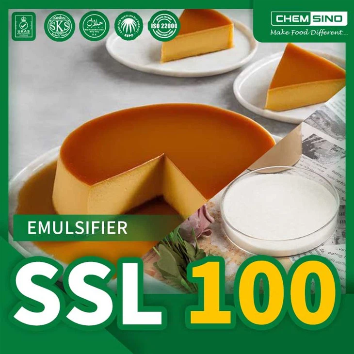 Pregătiți produse de copt pufoase cu stearoil lactilat de sodiu pur 100%