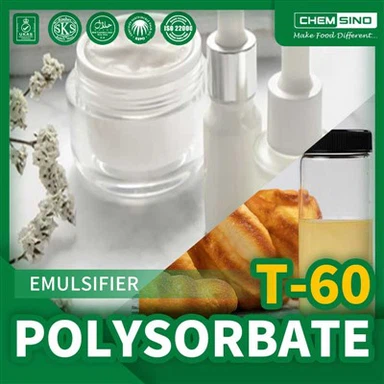 Descoperiți beneficiile Polysorbate 60 pentru formulările de loțiune și cremă NR. CAS9005-67-8