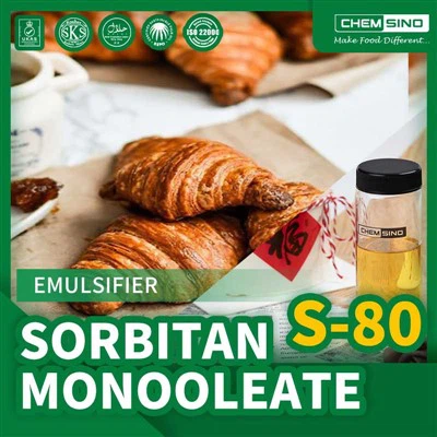 Emulsionator monooleat Sorbitan utilizează în alimente și produse cosmetice